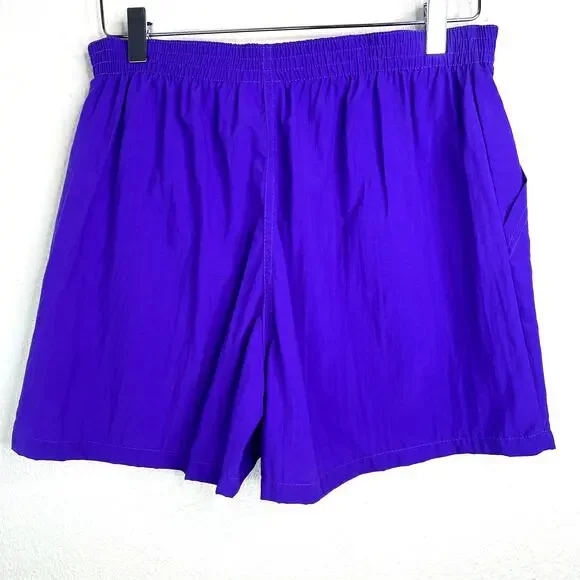 Vintage US Olympic Training Center Athletic Shorts Track Running Purple Large - Picture 4 of 7